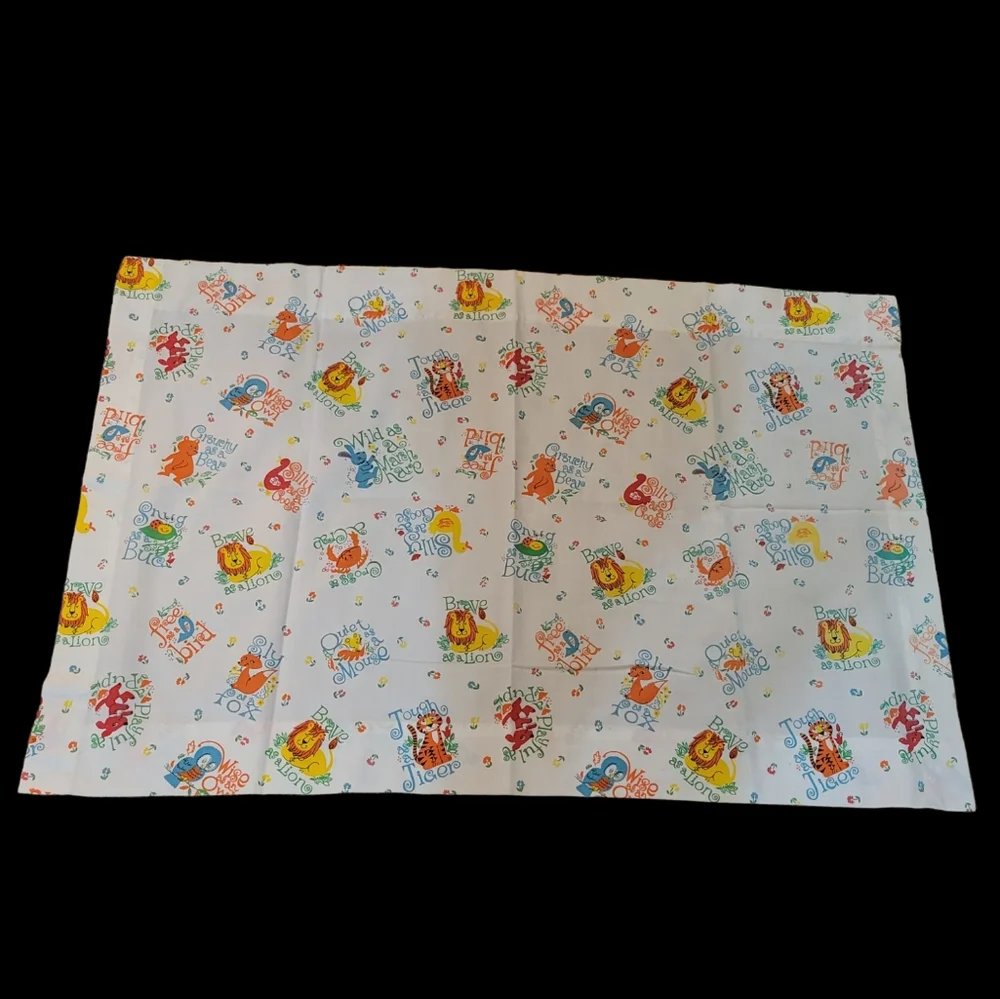Vintage Animal Alphabet Curtains Set of 2